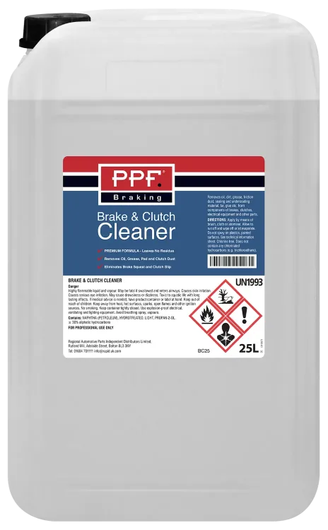 PPF Brake and Clutch Cleaner 25 Litre
