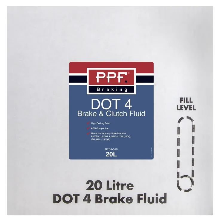 PPF Brake Fluid DOT 4 20 Litre