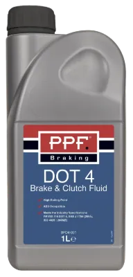 PPF Brake Fluid DOT 4 1 Litre x 6