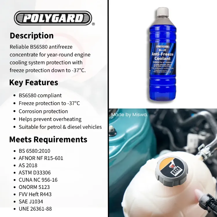 Polygard Antifreeze BS6580 1 Litre